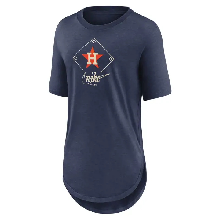 INDIANS MLB Women's Coop Weekend T-Shirt 21 NAVY