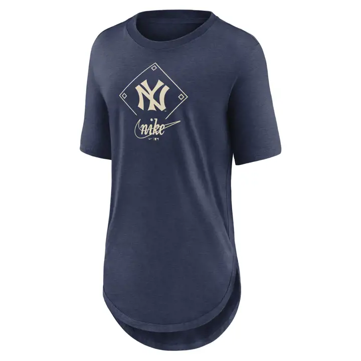 T-shirt Coop Weekend MLB pour femme New York Yankees 21 marine