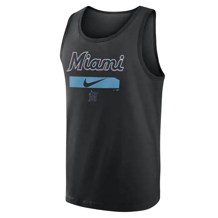 Débardeur Nike Wordmark MLB Miami Marlins noir