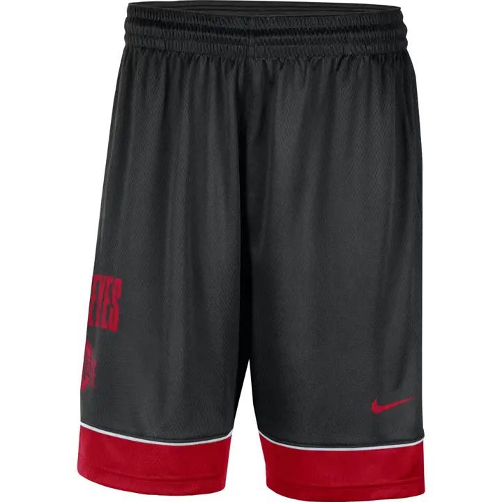 Short Ohio State Buckeyes NCAA Fast Break 21 NOIR/ROUGE