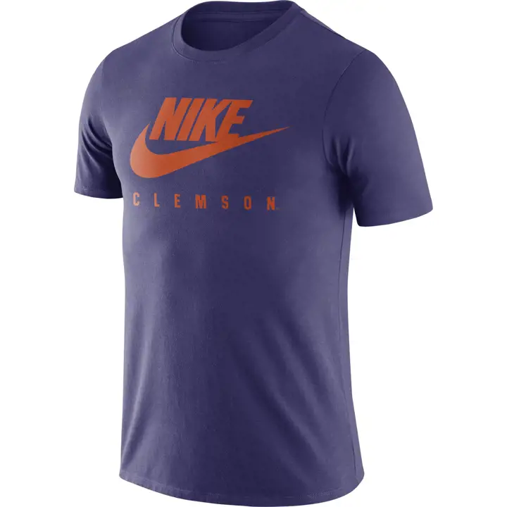 T-shirt Clemson Tigers NCAA Essential Futura 21 PUR
