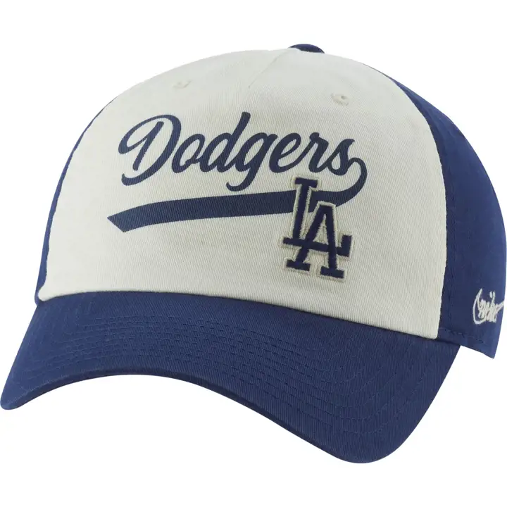 LOS ANGELES DODGERS MLB Casquette H86 Réglable Coop Script BLEU