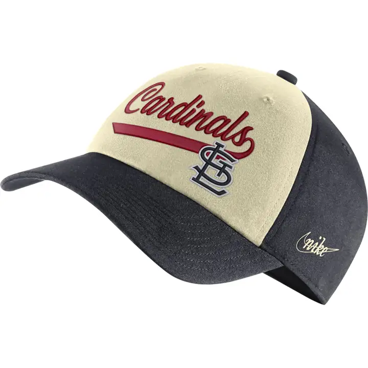 ST. LOUIS CARDINALS MLB H86 Casquette Ajustable Logo Incurvé Bleu Marine
