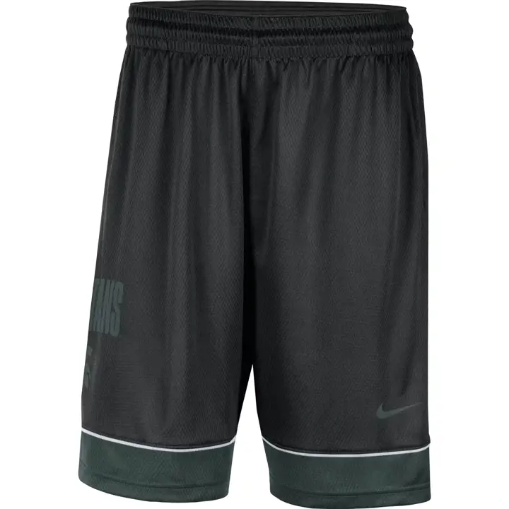 Mich St NCAA Fast Break Short 21 BLK/GRN