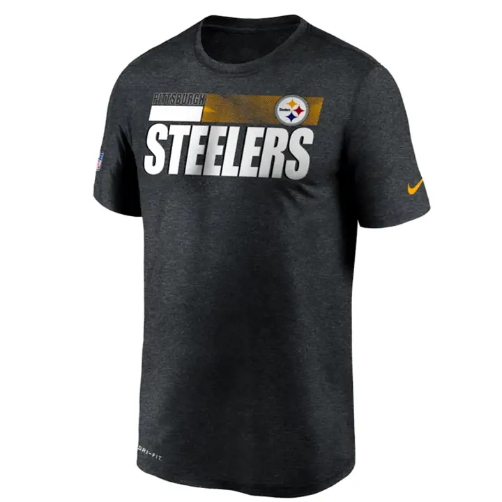 T-shirt légendaire NFL Pittsburgh Steelers Sideline 20 BLK