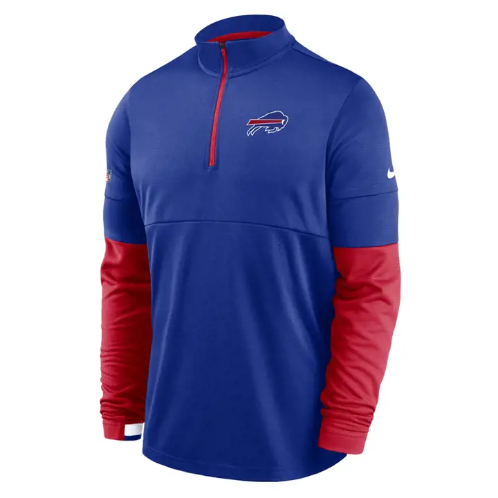 BUFFALO BILLS NFL Haut thermique 1/2 Zip Sideline 20 RBL/RED
