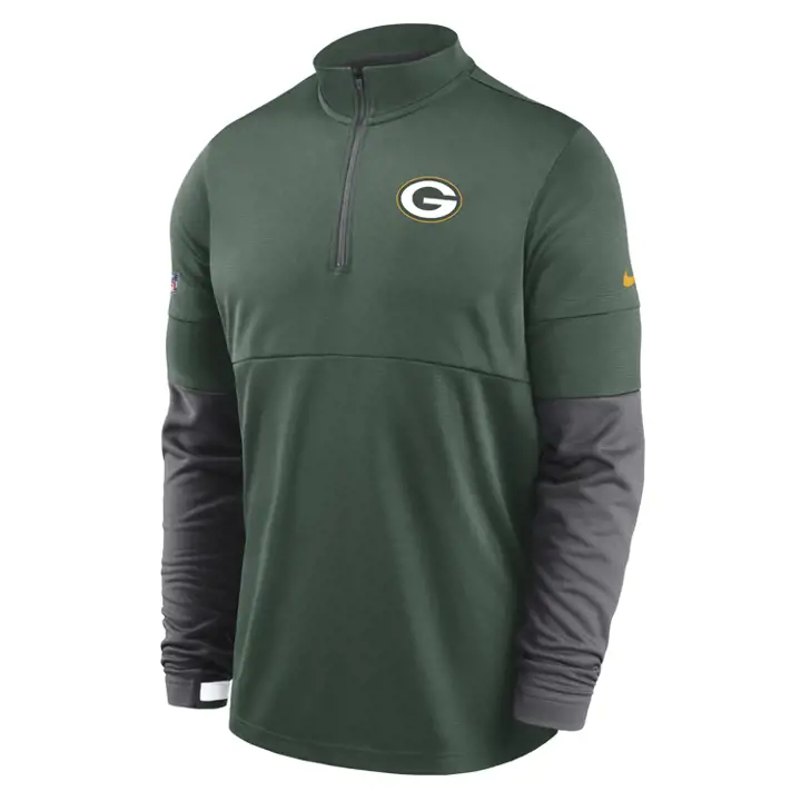 Haut Therma 1/2 zip NFL Sideline GREEN BAY PACKERS 20 GRN/ANT