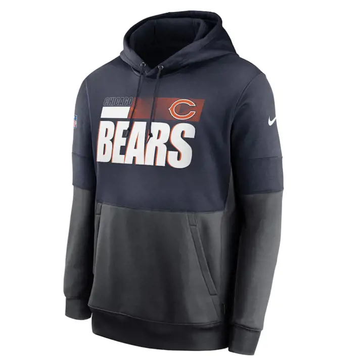 CHICAGO BEARS NFL Équipe sur le côté Therma Hood 20 MARINE/A