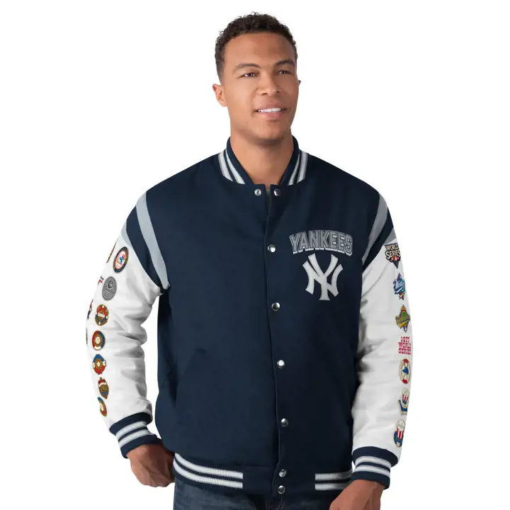 Veste New York Yankees MLB Comm Goal Varsity ast