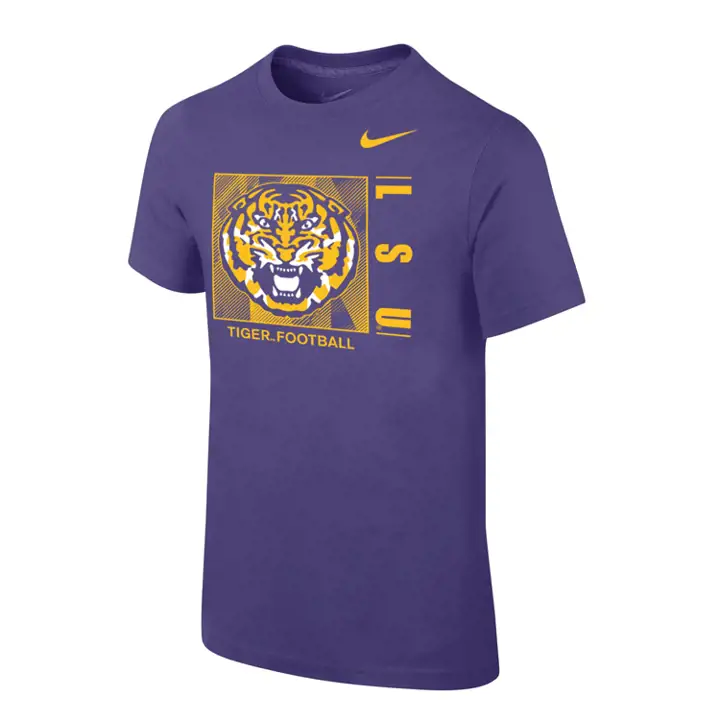 T-shirt en coton L.S.U. NCAA Youth Cotton Facility 20 pur
