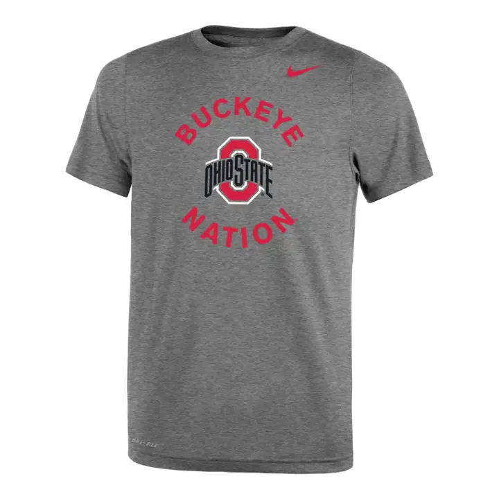 T-shirt Ohio State Buckeyes NCAA Legend Lift 20 gry
