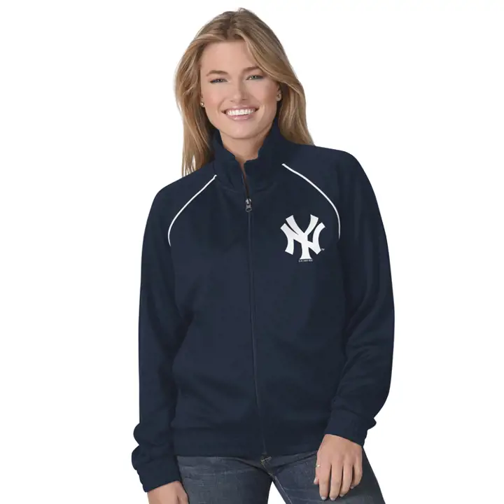 Veste de survêtement New York Yankees MLB Power Play Femme 20 MARINE