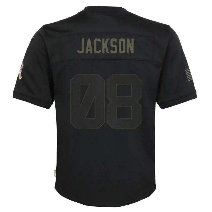 Maillot de football américain NFL STS pour jeune - Ravens de Baltimore - Jackson - noir