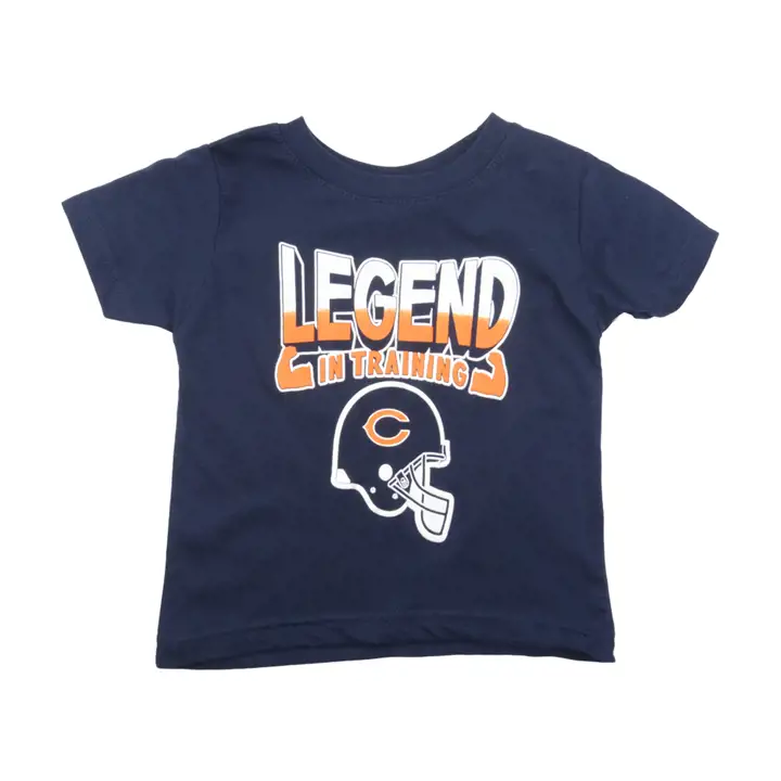 T-shirt Chicago Bears NFL toddler Legends Train 20 marine