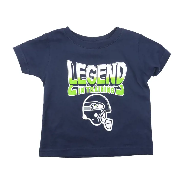 T-shirt Seattle Seahawks NFL Toddler Legends Train, marine, taille 20