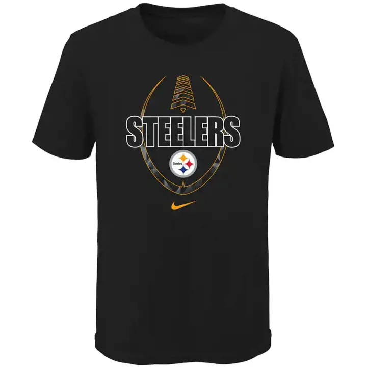 T-shirt Pittsburgh Steelers NFL pour tout-petit Icon 20 noir