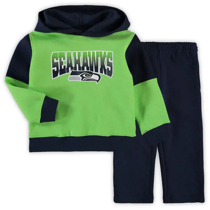 Ensemble pantalon de survêtement Seattle Seahawks NFL pour tout-petit 20 marine