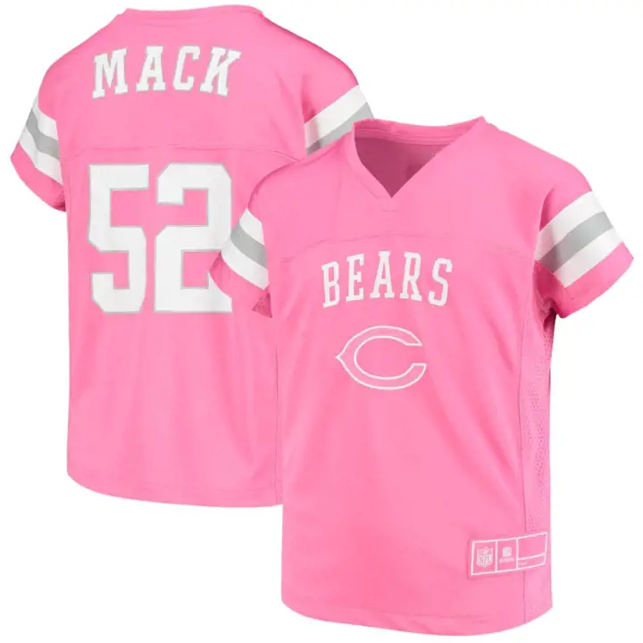 Chicago Bears NFL Maillot Fille Junior Mack rose