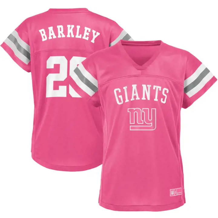 New York Giants NFL Maillot Fille Junior Barkley Rose