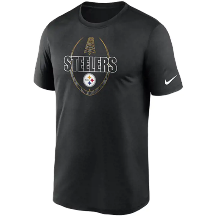 T-shirt Pittsburgh Steelers NFL Youth Football Icon 20 noir