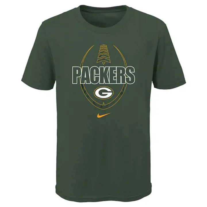 T-Shirt Icône Football Américain NFL Jeunesse Green Bay Packers 20 vert