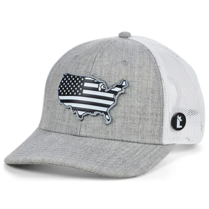 Local Crowns Casquette Trucker incurvée Overcast USA gry/wht