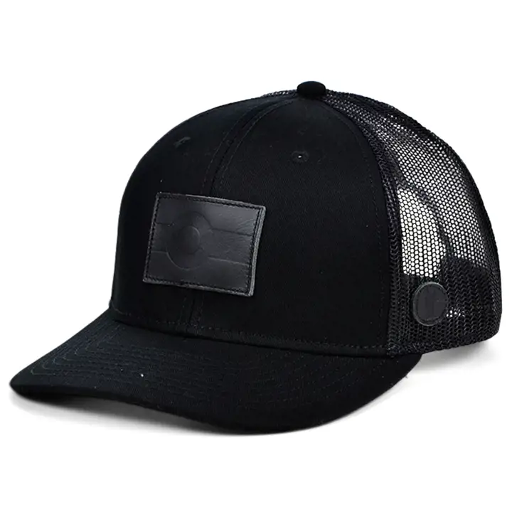 Local Crowns La Nuit Casquette Trucker Incurvée Colorado noir/noir