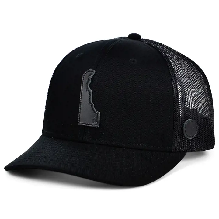 Casquette Trucker Courbée Local Crowns The Nightfall DELAWARE noir/noir