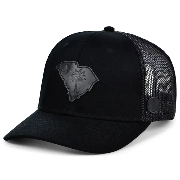 Local Crowns The Nightfall Casquette Trucker incurvée Caroline du Sud noire