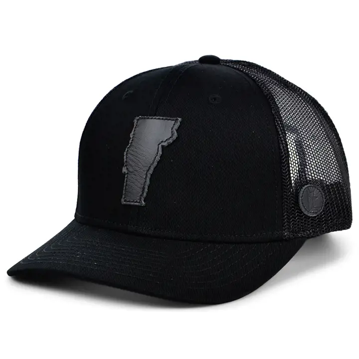 Local Crowns La casquette Trucker incurvée Nightfall VERMONT noir/noir