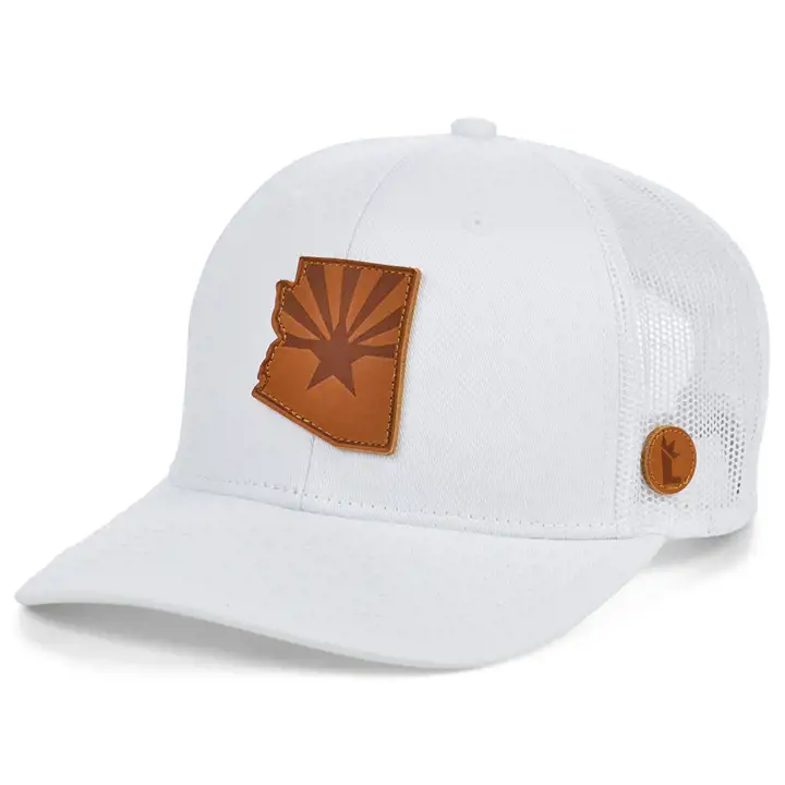 Local Crowns The Statement Casquette Trucker incurvée ARIZONA blc/blc