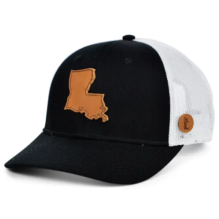 Local Crowns The Statement Casquette Trucker Courbée LOUISIANA blc/nre
