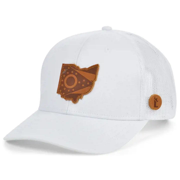 Local Crowns Casquette de camionneur courbée The Statement OHIO blc/blc