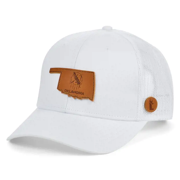 Local Crowns Casquette Courbée Trucker Oklahoma blc/blc