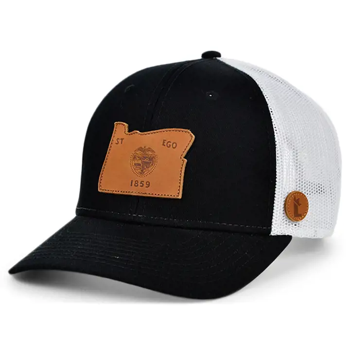 Local Crowns La déclaration casquette filet courbée Oregon noir/blanc