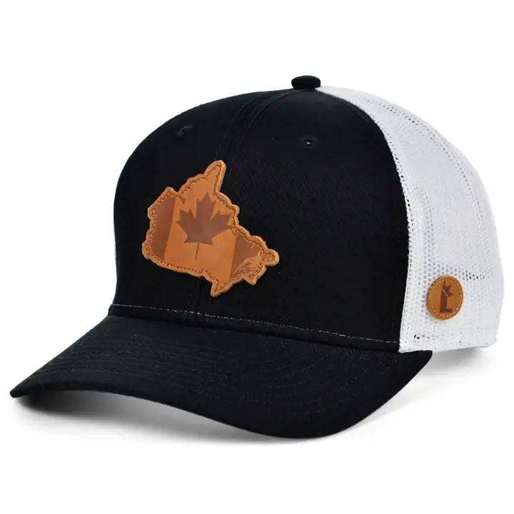 Local Crowns La Casquette Trucker Courbée The Statement Canada noir/blanc