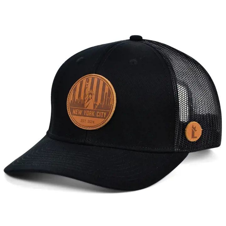 Local Crowns La Casquette Trucker Courbe Établie NEW YORK noire