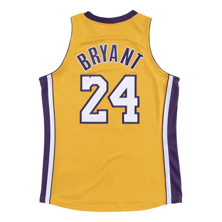 LAKERS NBA M&N Maillot Authentique Kobe Bryant jau