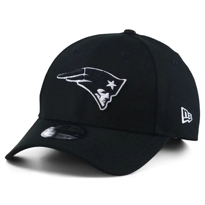 New England Patriots NFL BLK/WHT 9FORTY BLK