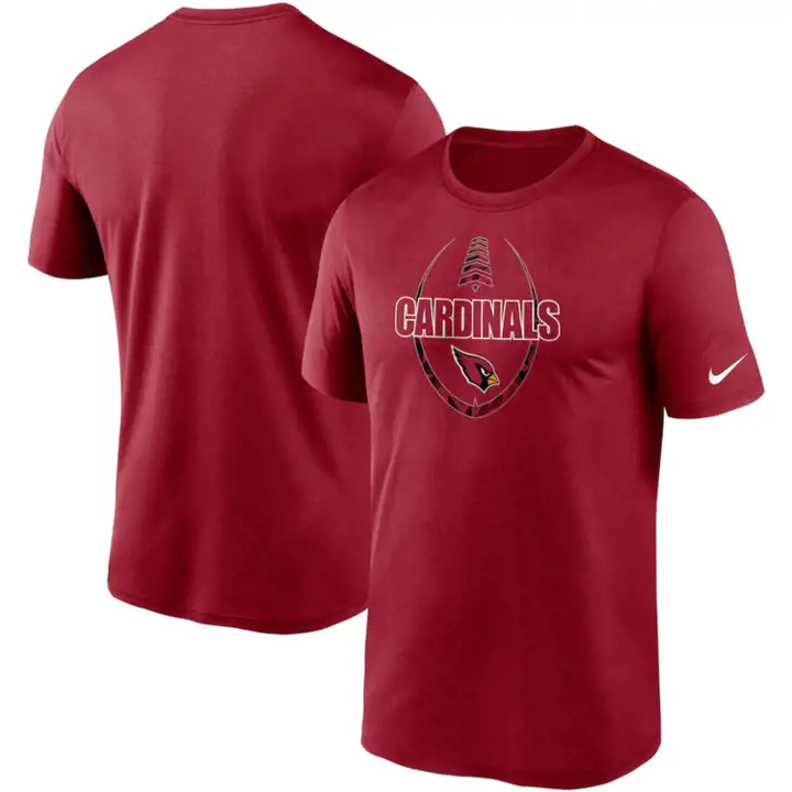 T-shirt Icône de football américain NFL Arizona Cardinals pour jeune 20 rouge