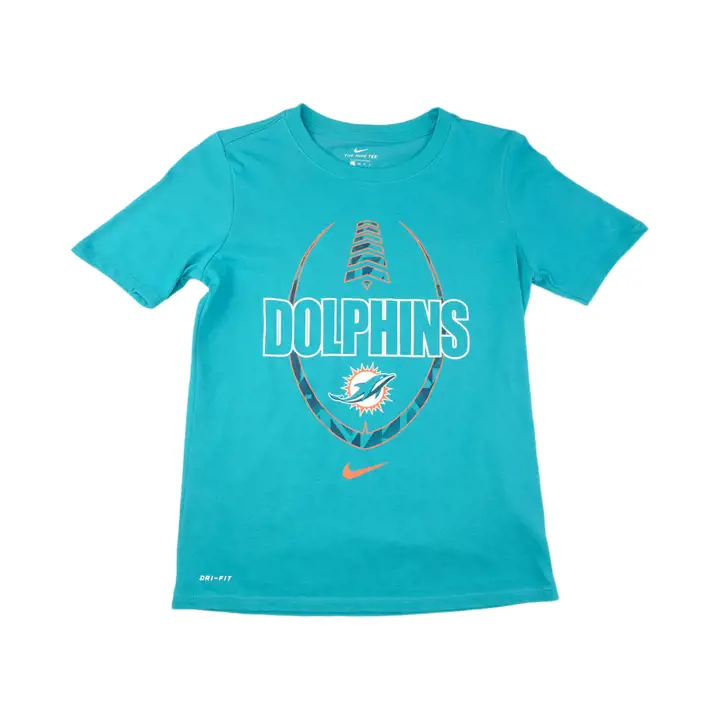 T-shirt icône de football américain NFL Miami Dolphins pour jeune 20 aq