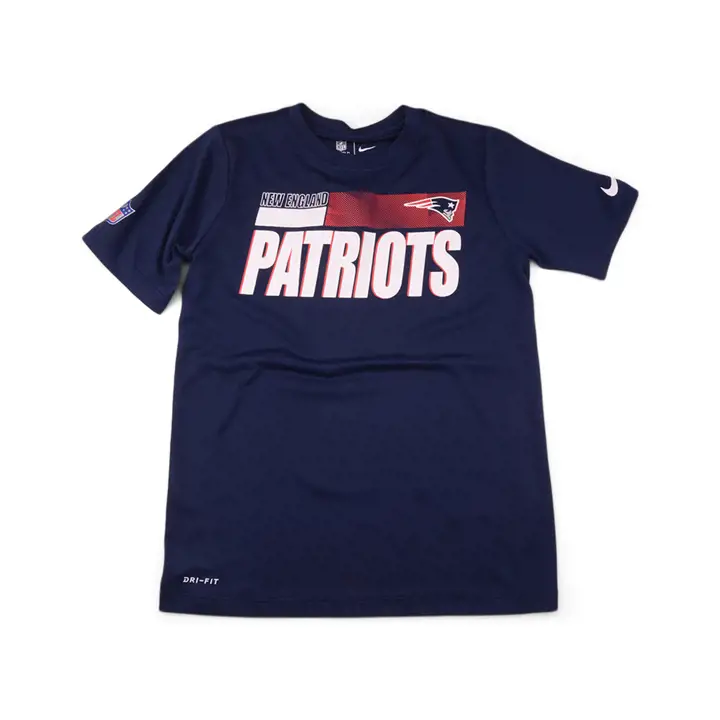 T-shirt Enfant NFL New England Patriots Sideline 20 marine