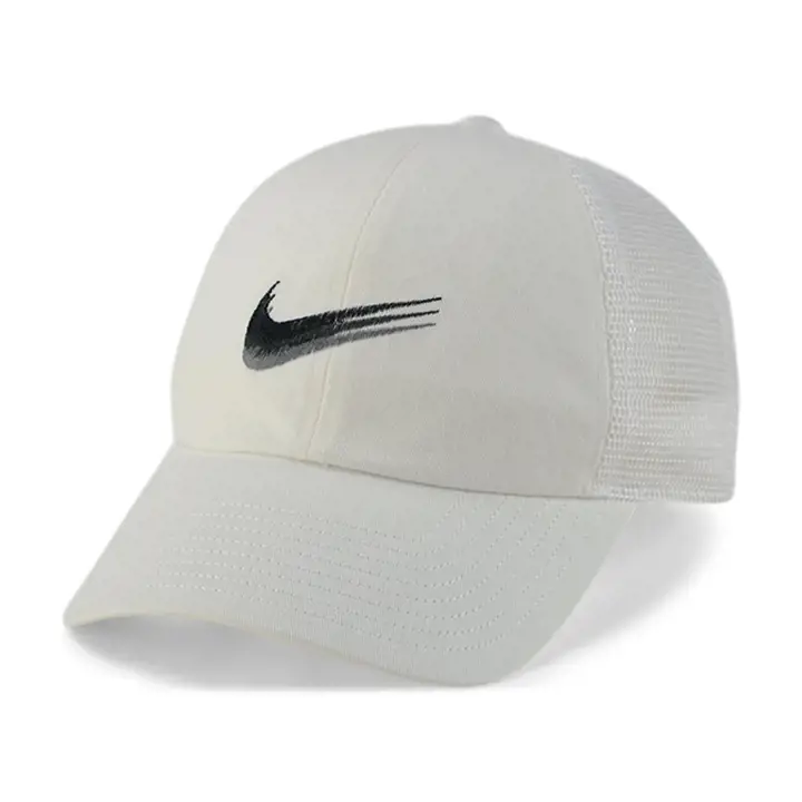 Nike U NSW H86 SWOOSH CURVED BILL TRUCKER BLANC