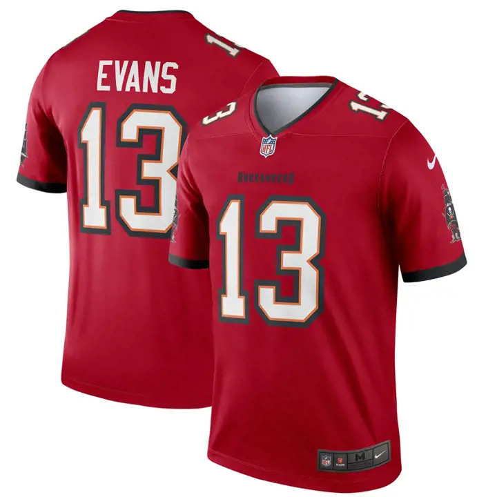 Maillot de jeu NFL Enfant Tampa Bay Buccaneers Evans rouge