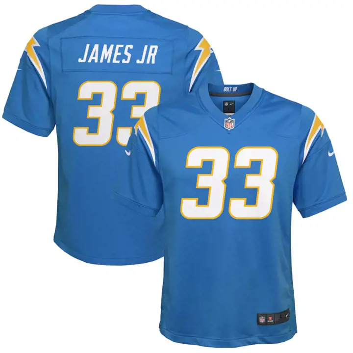 Maillot de match jeune Los Angeles Chargers NFL James marine