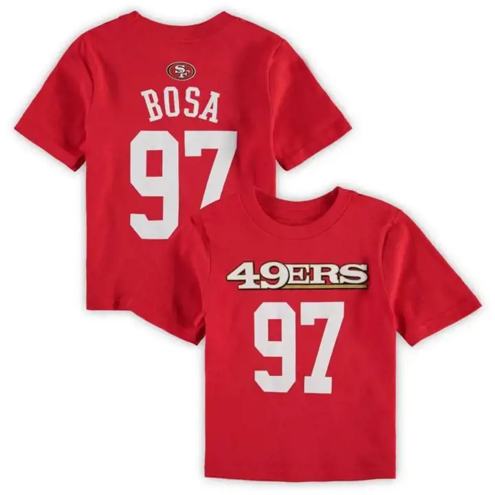 San Francisco 49ers NFL T-shirt Enfant Mainliner Joueur Bosa re