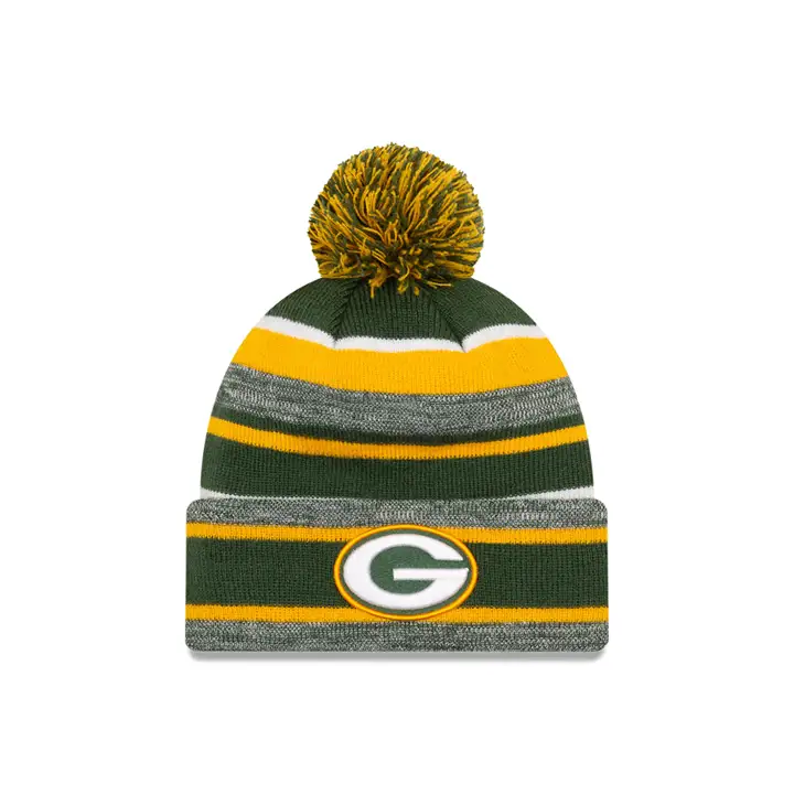 Green Bay Packers NFL NE Bonnet Tricoté MB Chiné Vert