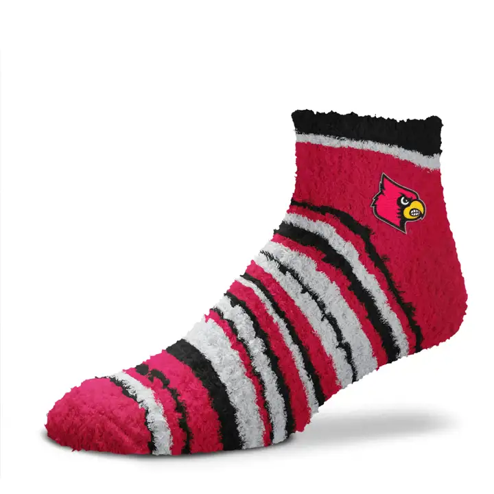 Louisville Cardinals NCAA Muchas Rayas Sleepsoft rouge/noir/blanc