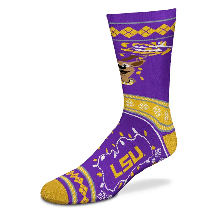L.S.U. NCAA Pull Chaussette Stride pur/gl/bpc