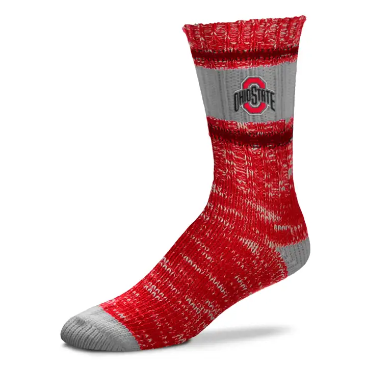 Ohio State Buckeyes NCAA Rayures Alpines rouge/gris/blanc